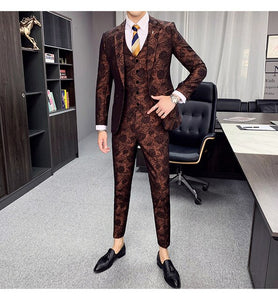 Fashion Men Designer Groom Suit
