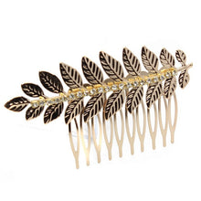 Bridal Leaf Headband Hair Comb