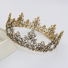 Baroque Royal Queen Crown For Bride