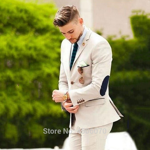 Casual Groom Wear Tuxedo Slim Fit Male Blazers