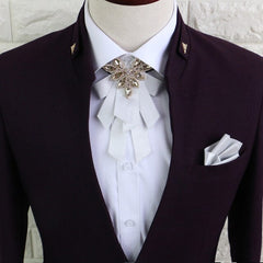 Fashion Men Big Ribbon Bowknot
