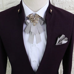 Fashion Men Big Ribbon Bowknot