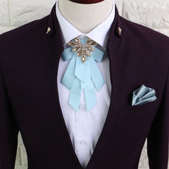 Fashion Men Big Ribbon Bowknot