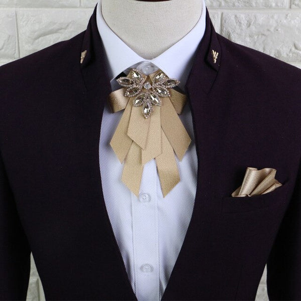 Fashion Men Big Ribbon Bowknot