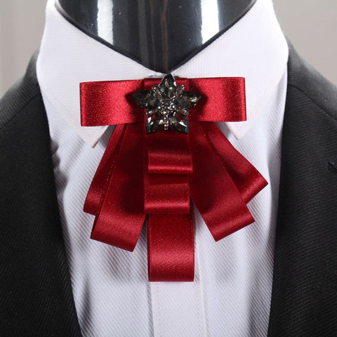 Men Silk Bow Neck Tie