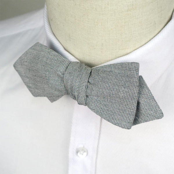Cotton Men Designer Self Bowknot Tie